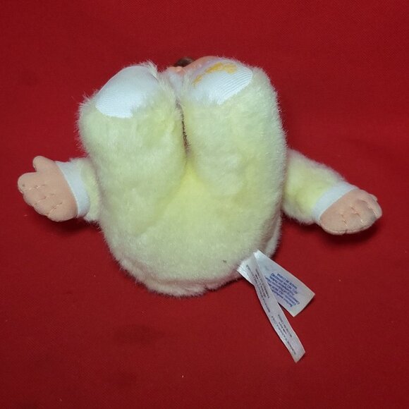 Cabbage Patch Kids Snugglies Baby Doll Yellow Plush Bear Brown Hair Xavier Rober - Picture 4 of 13